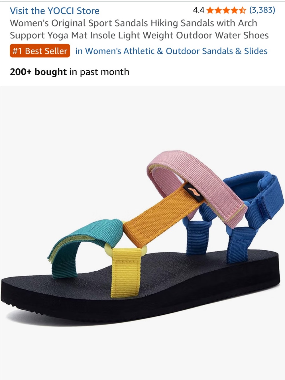 Yocci Velcro sandals
